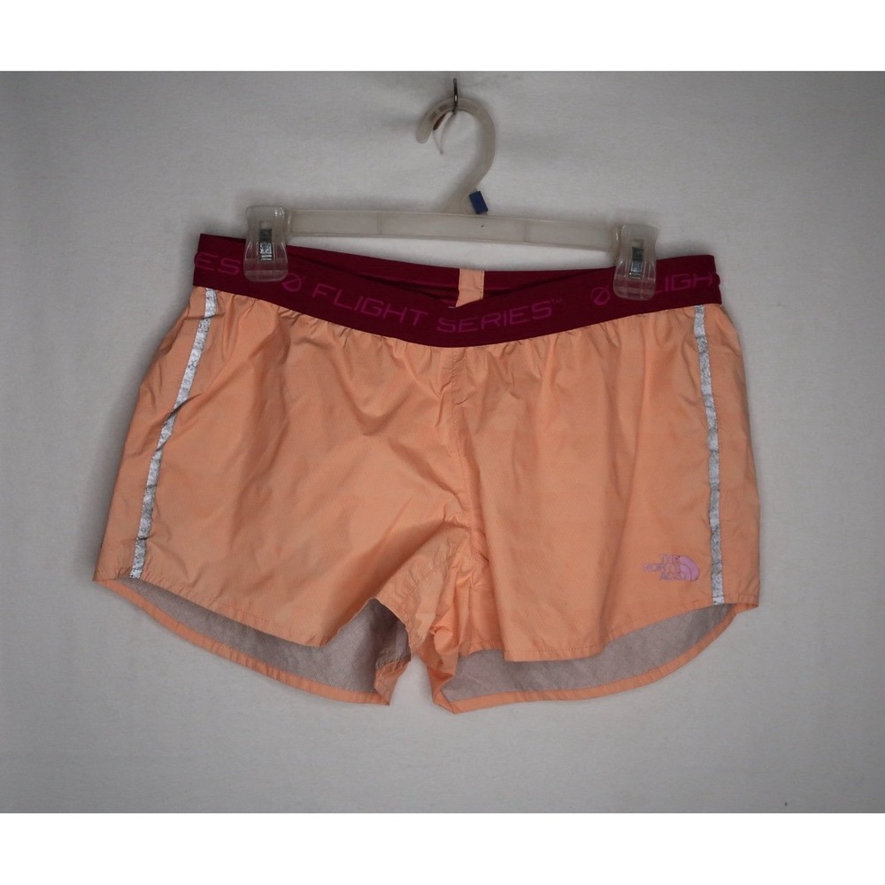 The North Face Flight Series Running Shorts Peach‎ Reflective Womens M Athletic